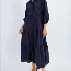 Pomander Place Blue Manel Maxi Dress